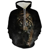 Tiger Beast 3D Printed Hoodies